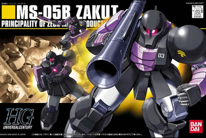 1/144 HG MS-05B Zaku I (Black Tri-Stars Type)
