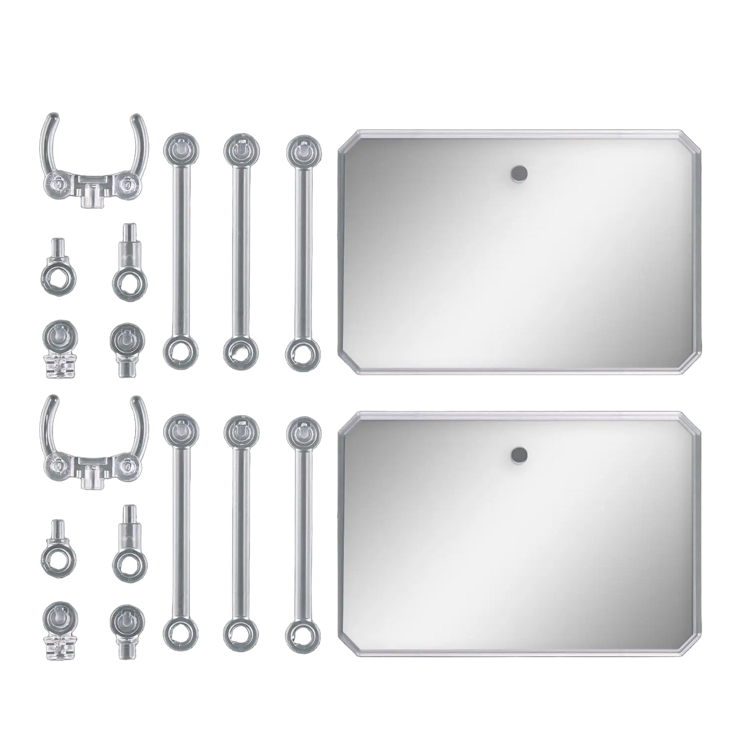 Gundam Action Base 6 CLEAR Mirror Sticker Set