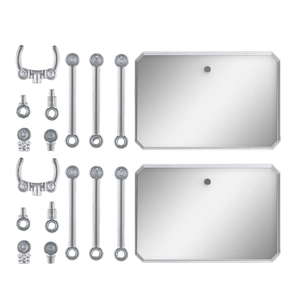 Gundam Action Base 6 CLEAR Mirror Sticker Set