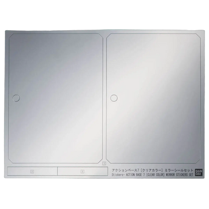 Gundam Action Base 7 CLEAR Mirror Sticker Set