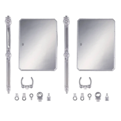 Gundam Action Base 7 CLEAR Mirror Sticker Set